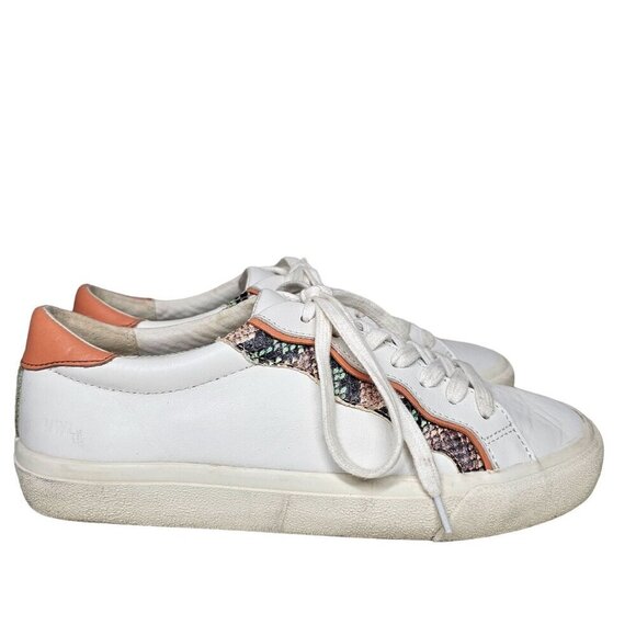 Madewell Sidewalk Low-Top Sneakers in‎ Snake Embossed Leather: Wave Edition 8.5 - Picture 2 of 14